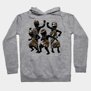 Afrocentric Boys Dancing Hoodie